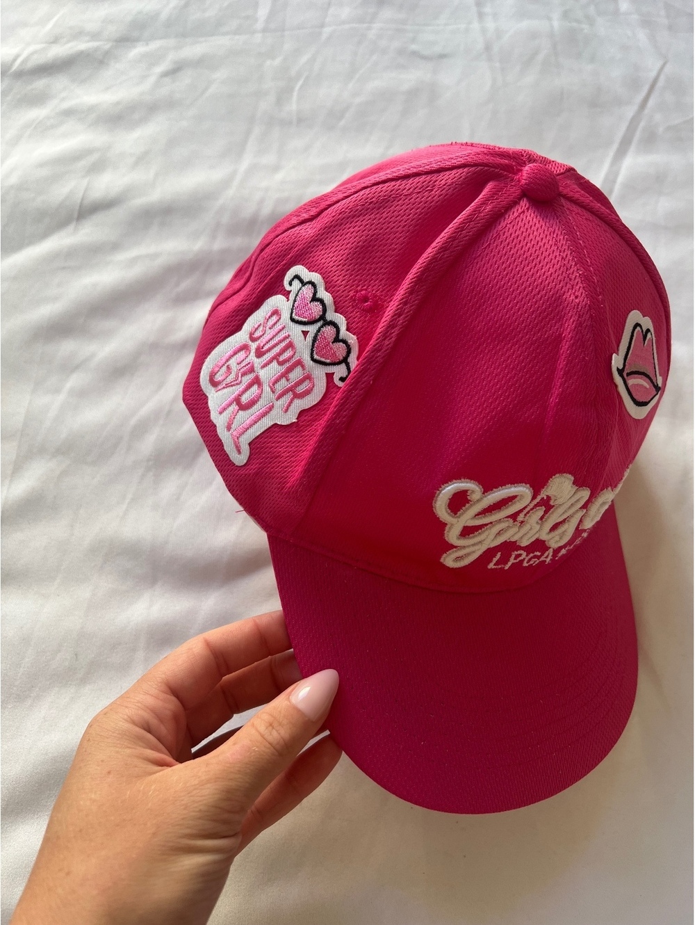 GirlsGolf.org Pink Graphic Baseball Cap